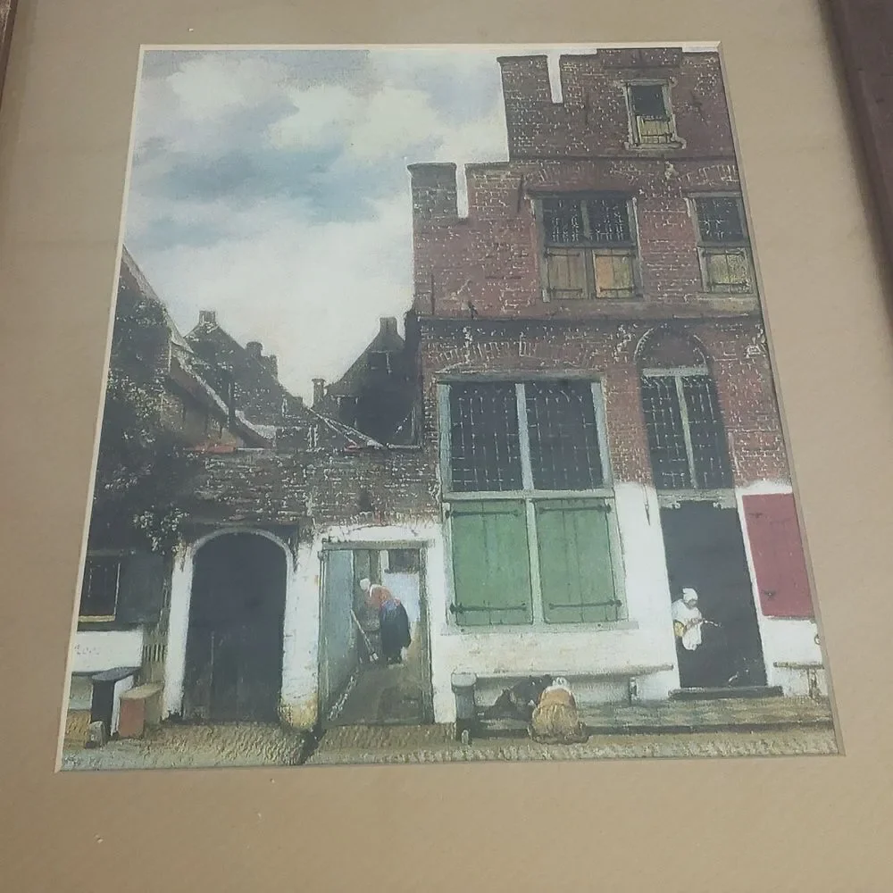 The Little Street by Johannes Vermeer‎